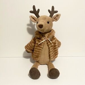 Jellycat Sofia Reindeer Plush Christmas Holiday Shelf Sitter 18" Stuffed Animal